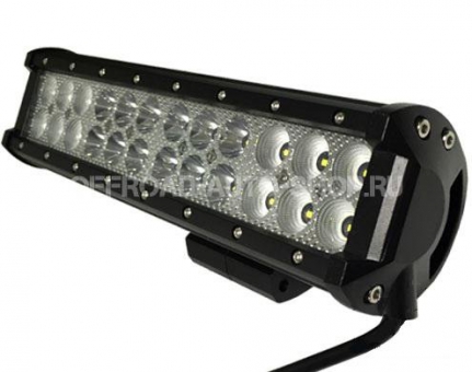 Светодиодная балка 72W, чипы 3W CREE, нижнее крепление