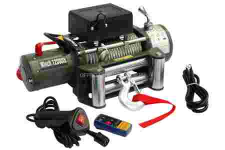 Лебёдка Electric Winch 12000 lbs электрическая 12V, 5443 кг