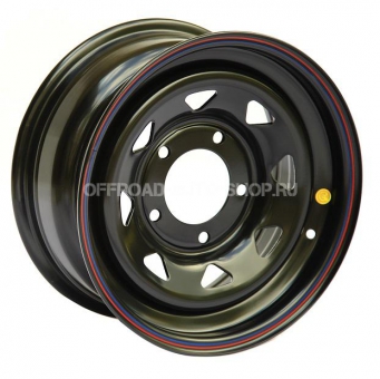 Диск УАЗ крашеный черный 5x139,7 8R17 ET+15 (треуг. мелкий)