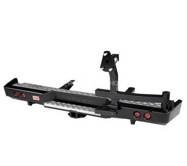 Бампер задний ГАЗ Соболь с фаркопом, калиткой и фонарями