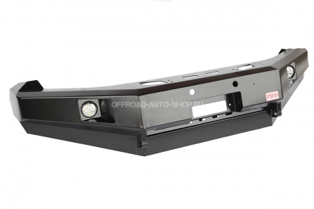 Бампер передний VW Amarok с доп. фарами без защитной дуги